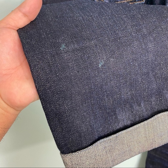 Flat‎ Head 3002 Slim Tapered Blue Dark Wash Jeans Sz 30 - Picture 8 of 13